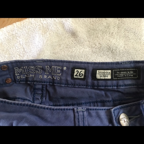 Miss me women’s low rise jean size 26 - Picture 4 of 6